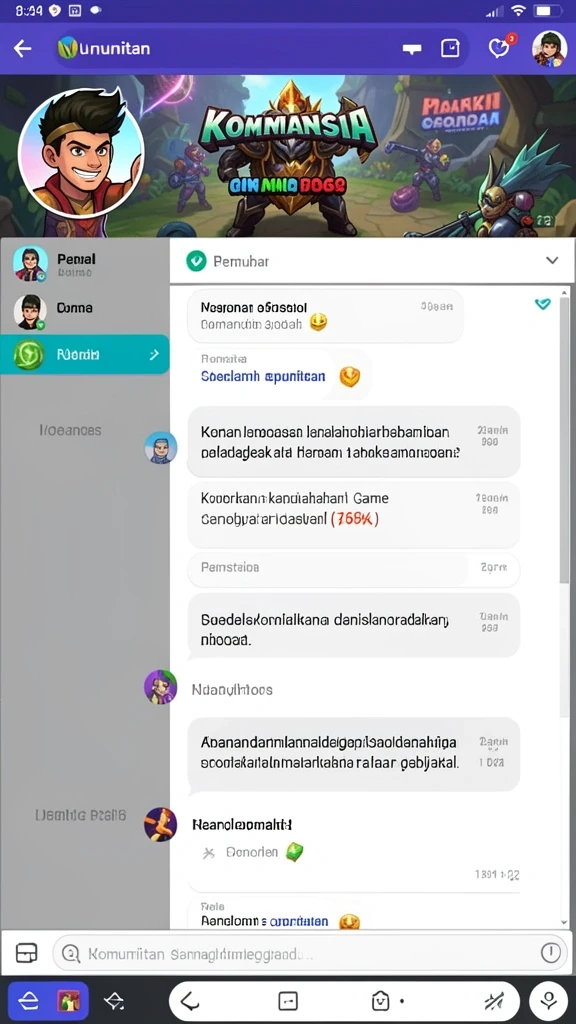 Cuplikan aksi seru di medan pertempuran yang dinamis.