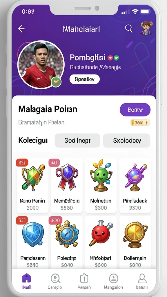Tampilan antarmuka yang menarik dan modern.