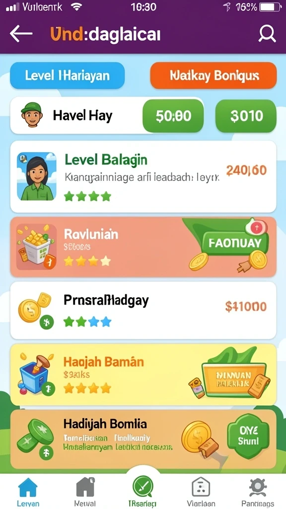 Fitur sosial yang memungkinkan bersaing dengan teman.