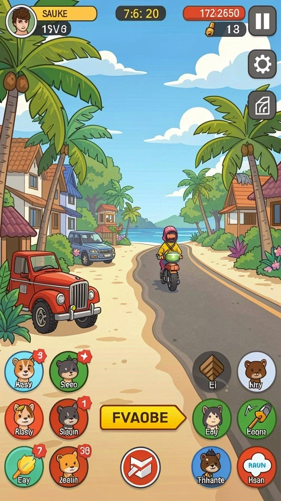 Karakter unik dengan kemampuan khusus.