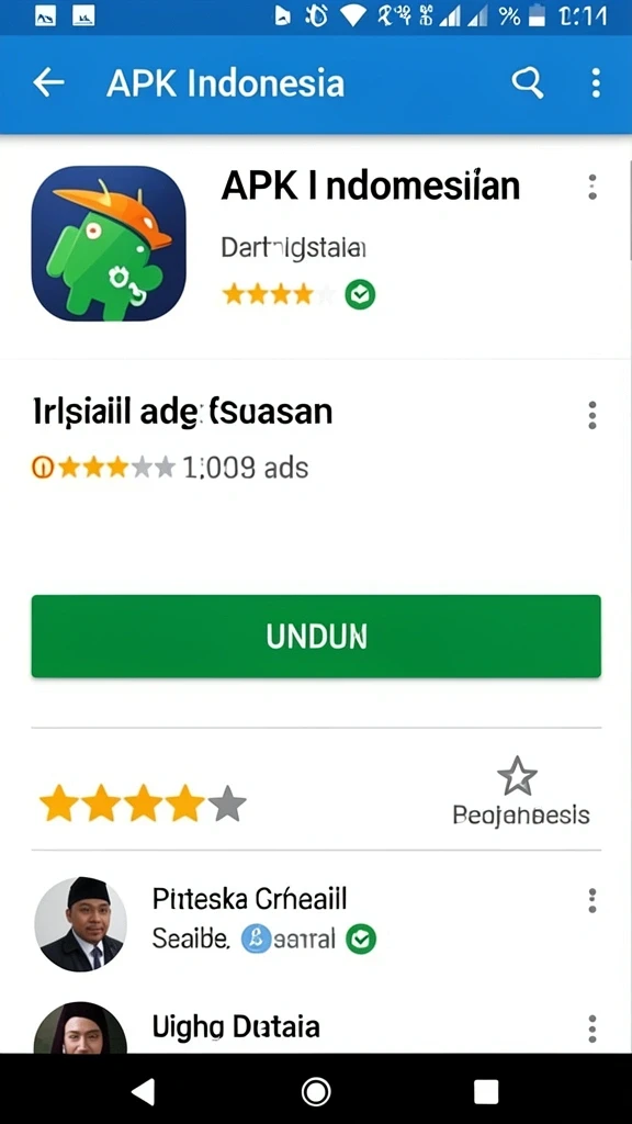 Tampilan antarmuka yang ramah pengguna.