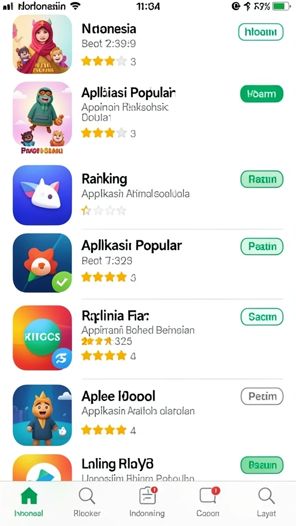 Tangkapan layar menunjukkan leaderboard dengan skor tertinggi.