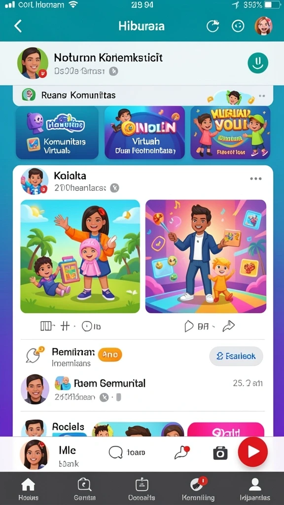 Peta permainan yang seru dan menantang.