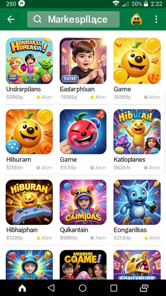 Screenshot menampilkan leaderboard kompetisi pemain.