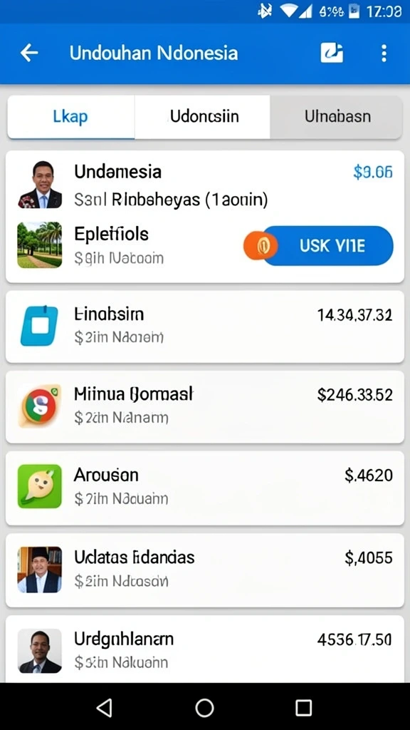 Screenshot dari antarmuka utama CERITOTO.
