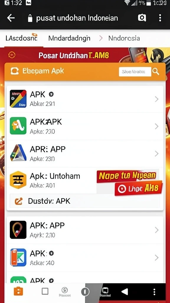 Tampilan antarmuka yang intuitif dan menarik.