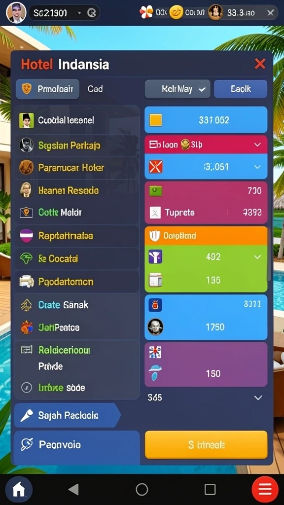 Screenshot memperlihatkan tampilan antarmuka permainan yang menarik.