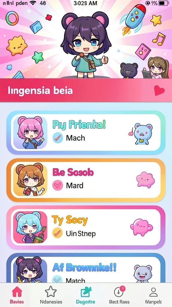 Pengguna sedang menikmati mode multiplayer FIONA77.