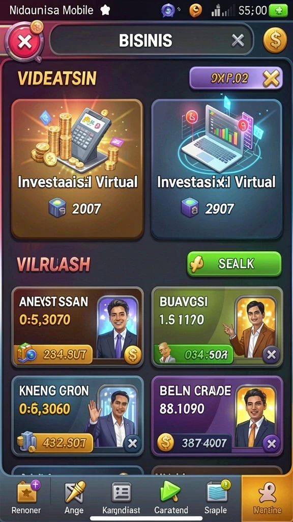 Berbagai pilihan permainan yang menarik untuk semua pengguna.
