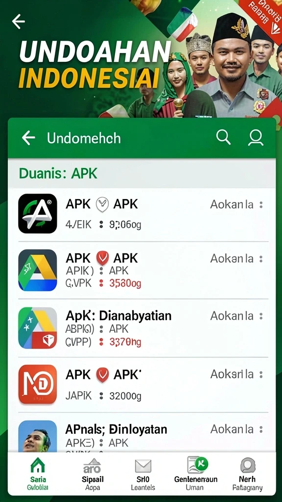 Tampilan awal yang menarik dan mencolok.