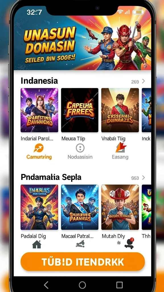Sistem upgrade karakter yang menarik dan bermanfaat.