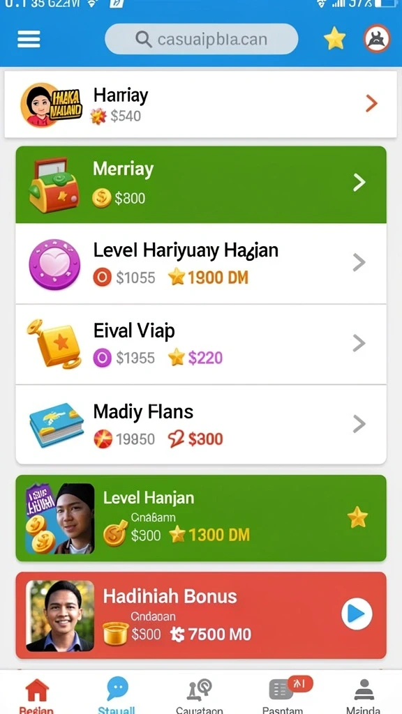 Gameplay yang penuh aksi dan tantangan seru.