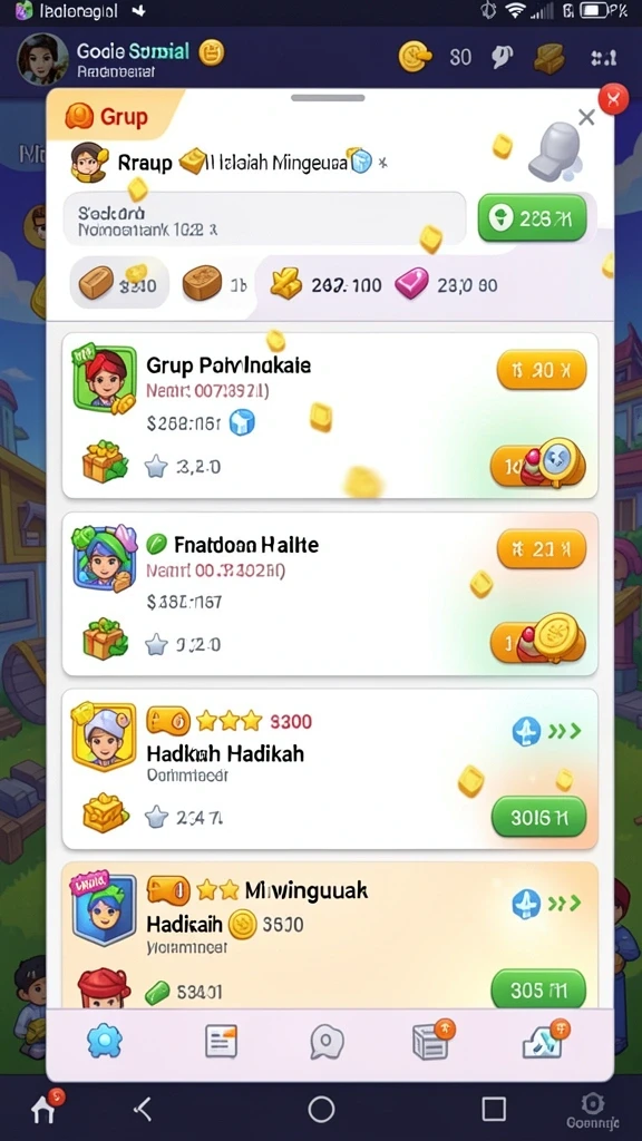 Fitur multiplayer yang memungkinkan bermain bersama teman.