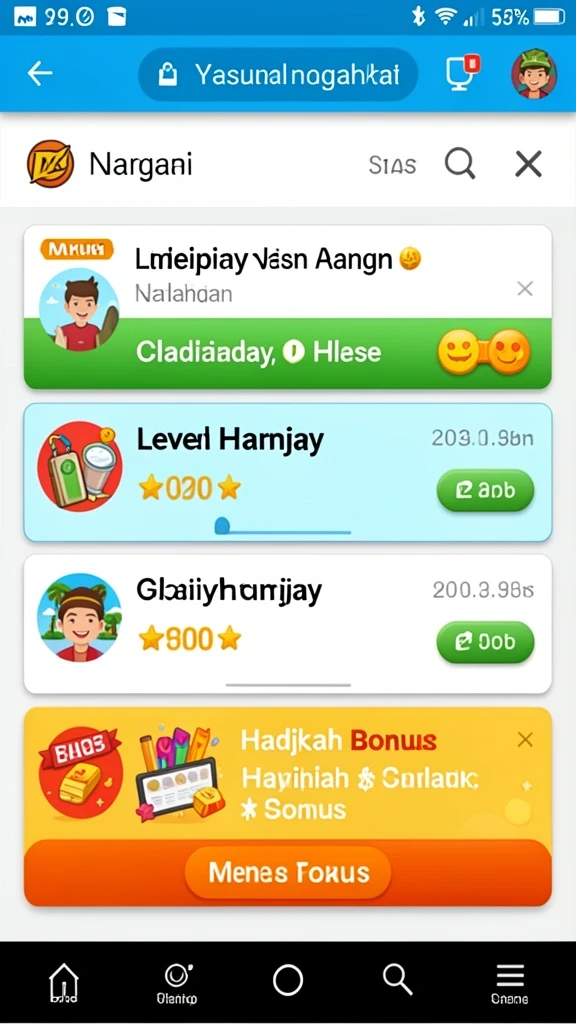 Mode permainan yang bervariasi dan menantang.