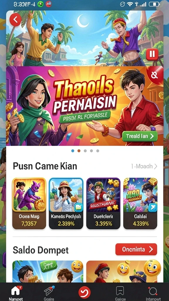 Tampilan antarmuka yang intuitif dan menarik.