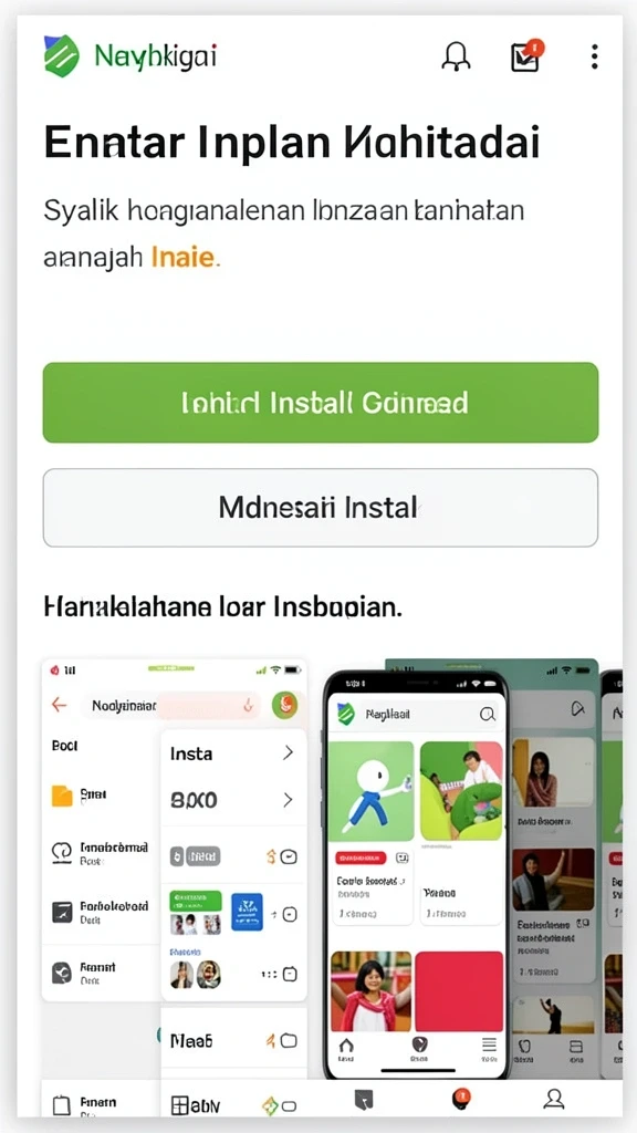 Screenshot menunjukkan lingkungan yang indah dan detail.