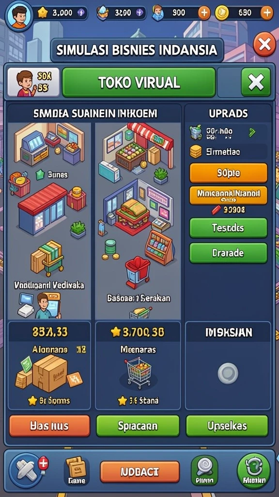 Level baru yang menantang dan penuh rintangan.