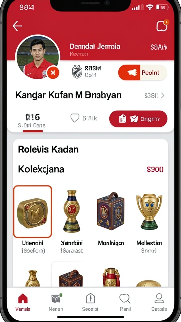 Antarmuka pengguna yang intuitif memudahkan navigasi dalam permainan.