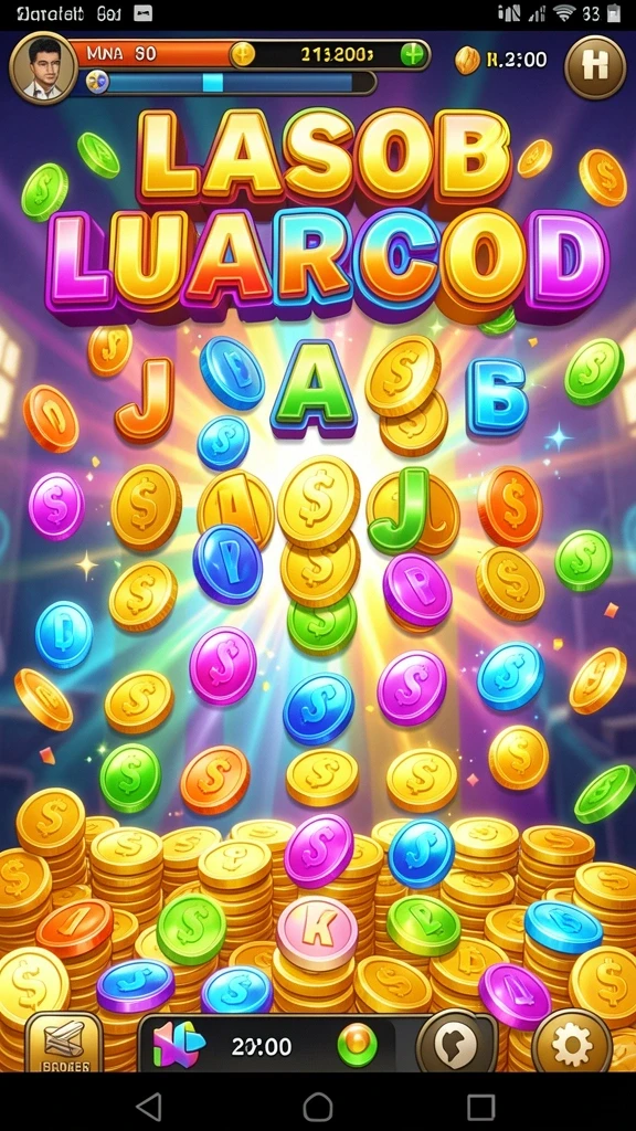 Tampilan awal LATOTO yang penuh warna dan menarik.