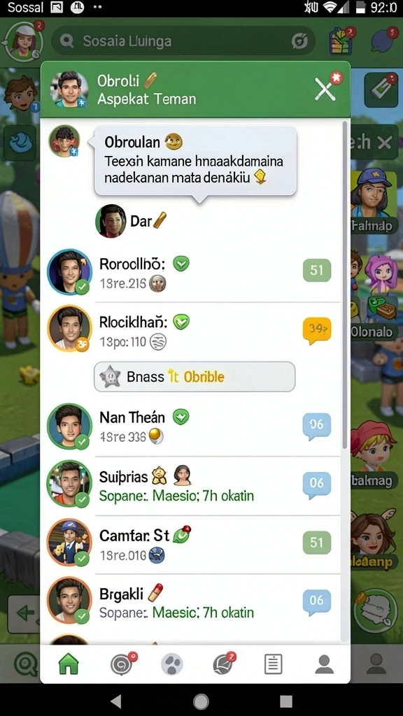 Level permainan yang menantang dan penuh strategi.