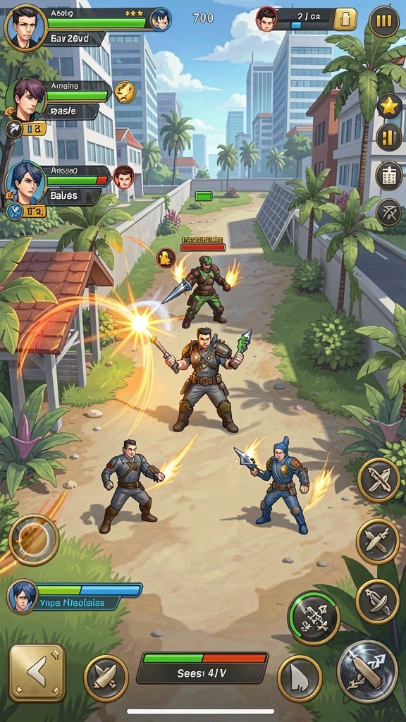 Tampilan awal game yang menarik dan intuitif.