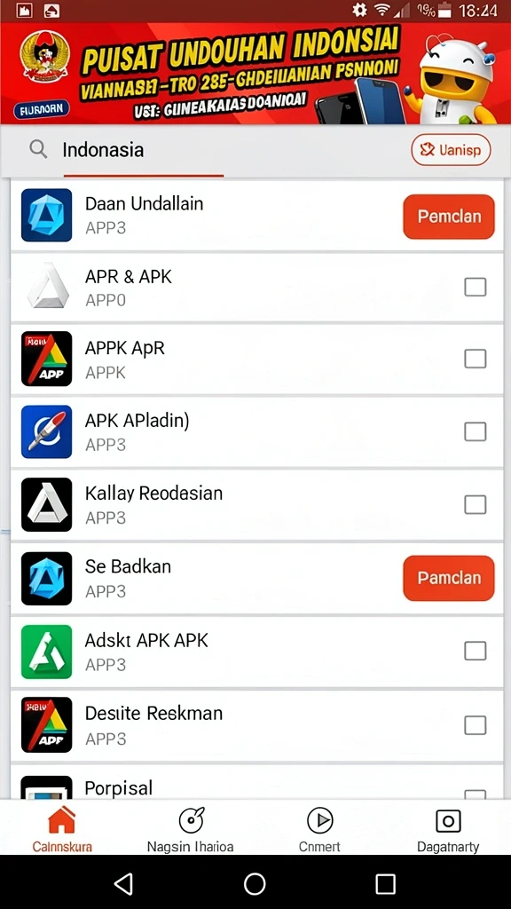 Tampilan antarmuka yang sederhana dan intuitif.