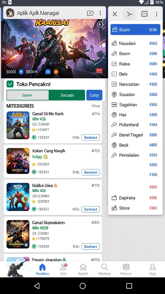 Gameplay yang menarik dengan tantangan seru.