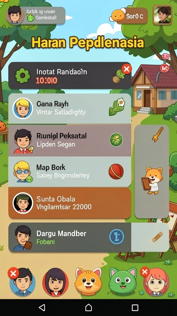 Tampilan antarmuka yang menarik dan mudah digunakan.