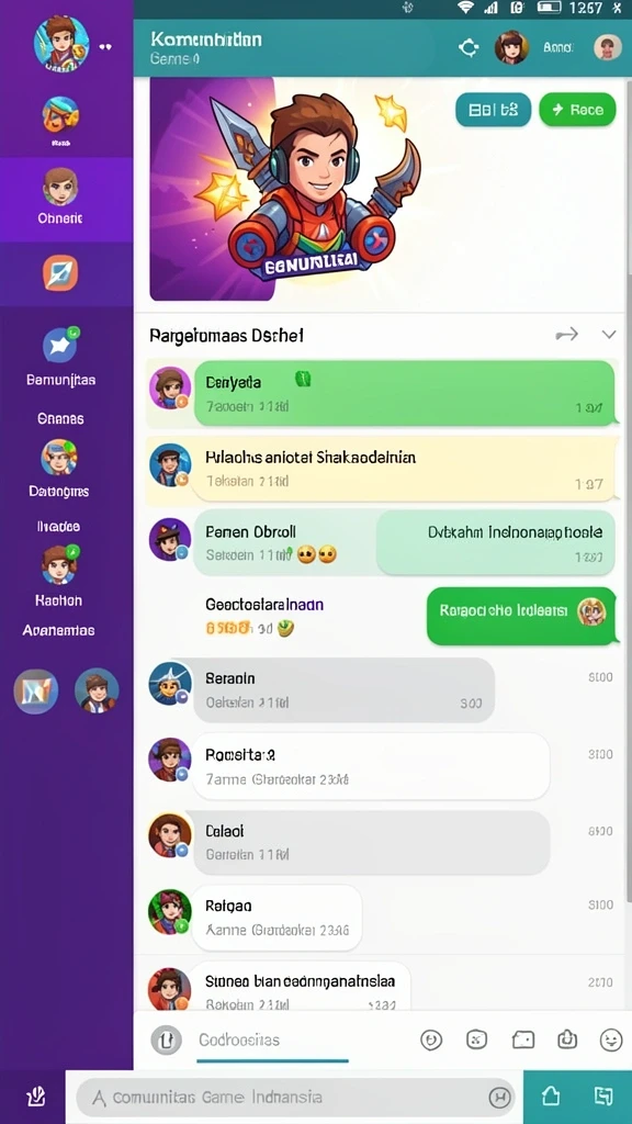 Tampilan grafis yang memukau dan menarik.