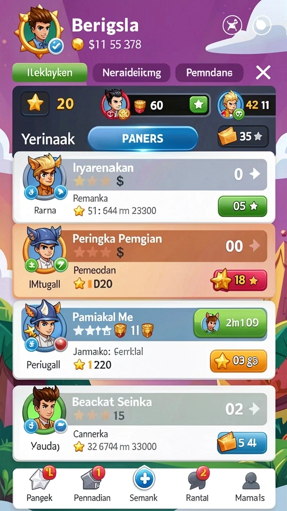 Screenshot memperlihatkan pemandangan indah dari dalam game.