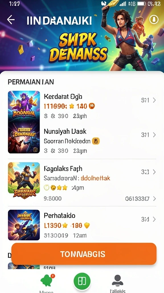 Tampilan awal permainan yang memikat.