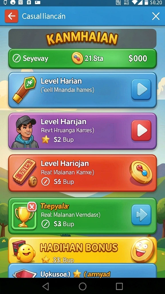 Tampilan antarmuka SOBATGAMING yang menarik dan mudah dinavigasi.