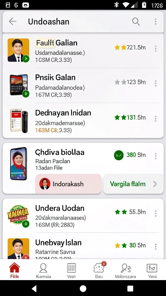 Fitur chat yang memungkinkan interaksi antar pengguna secara real-time.