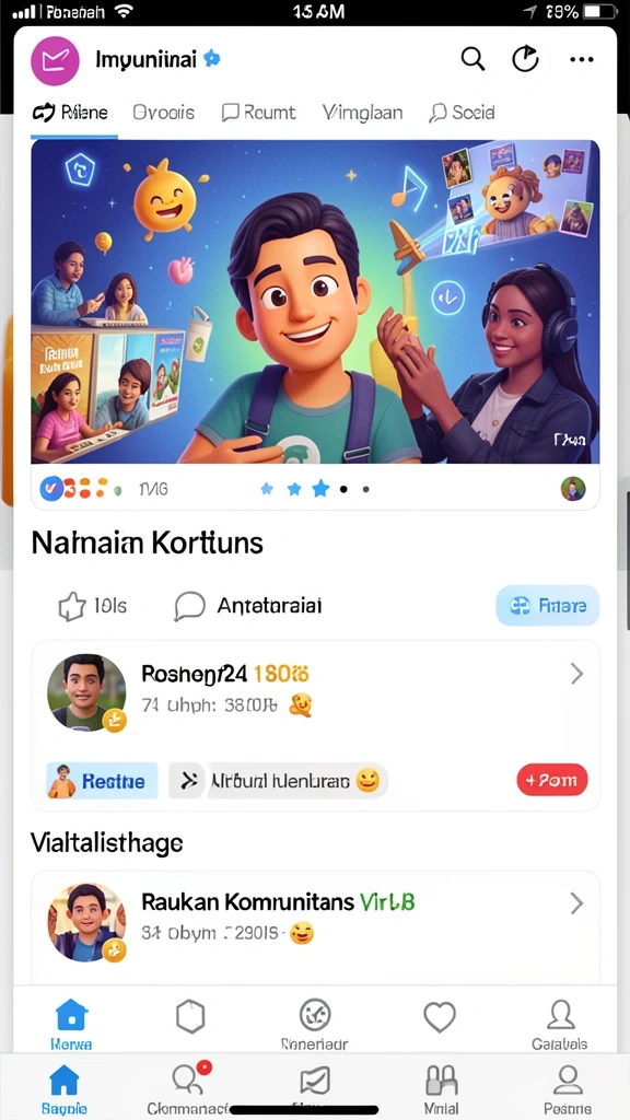 Karakter unik dengan kemampuan istimewa dalam game.