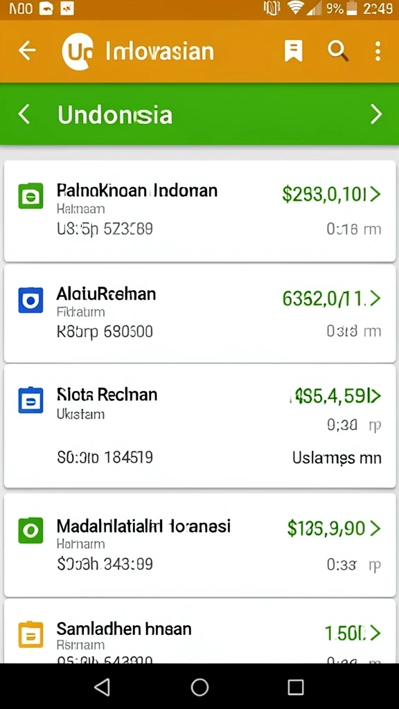 Tampilan utama aplikasi dengan antarmuka yang user-friendly.