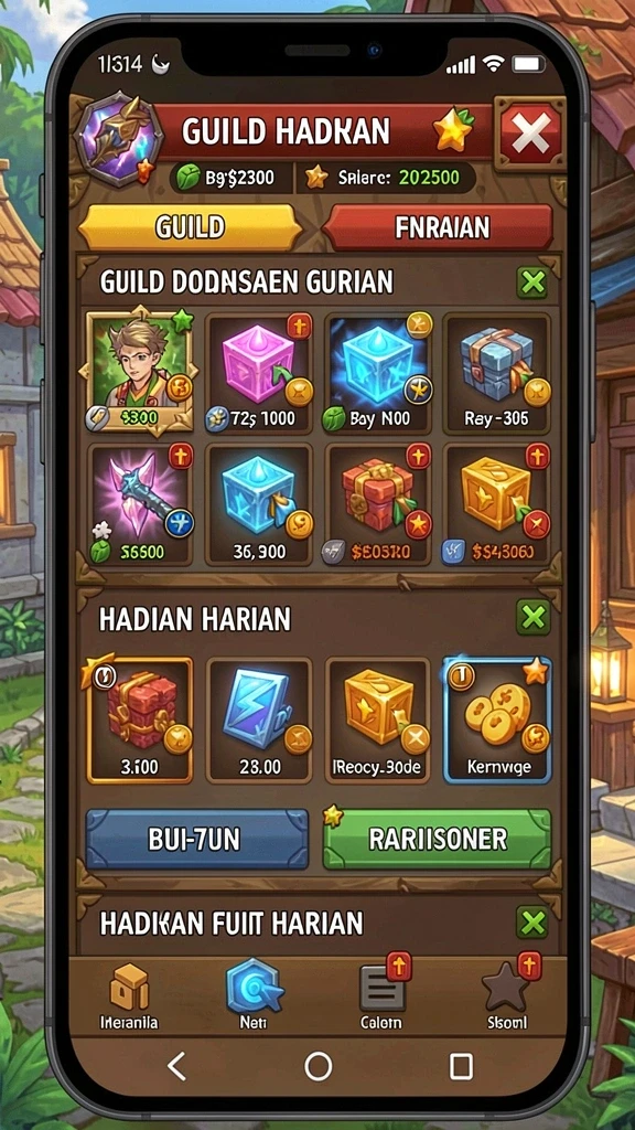Sistem reward yang memukau dan menguntungkan.