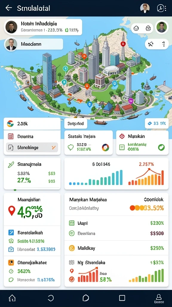 Tampilan antarmuka pengguna yang menarik.