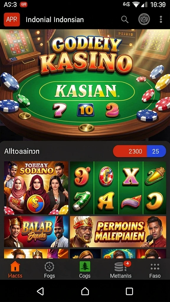 Gambar menampilkan fitur bonus dengan animasi yang menarik.