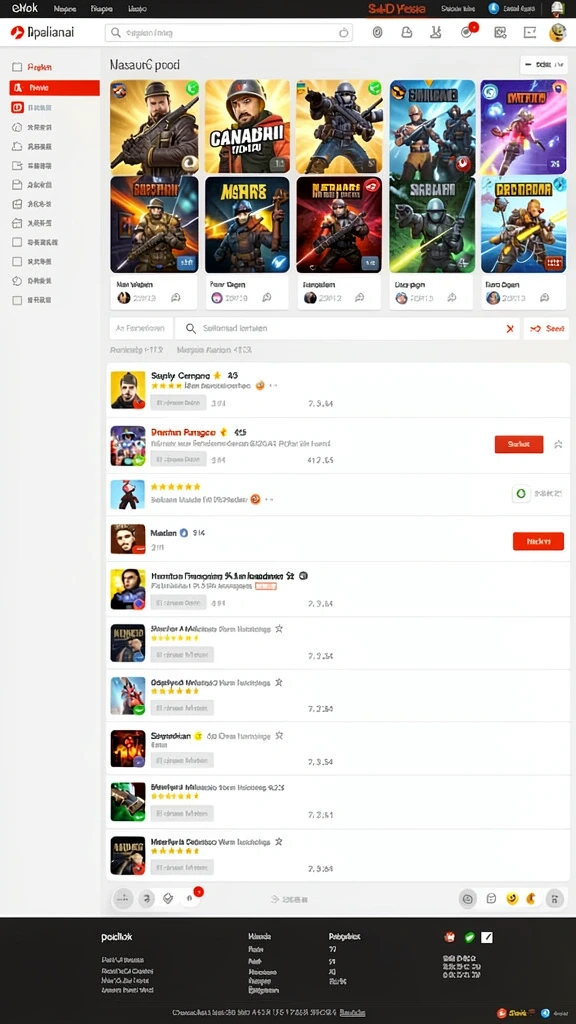 Screenshot memperlihatkan berbagai tema slot yang tersedia.